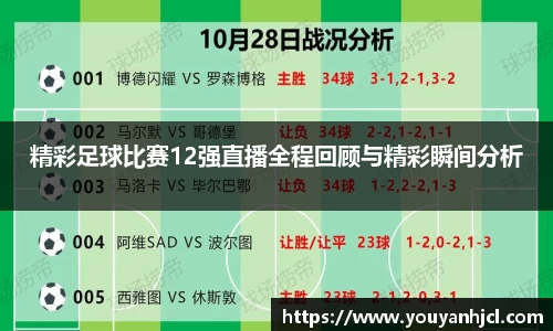 精彩足球比赛12强直播全程回顾与精彩瞬间分析
